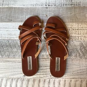 Steve Madden Distressed Strappy Sandals